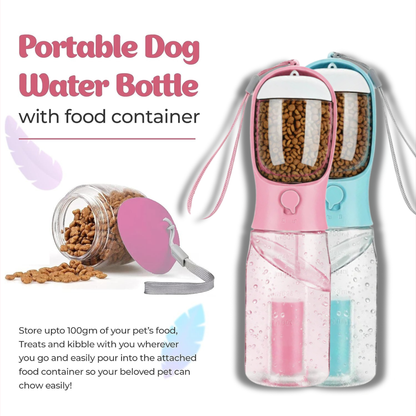 Roamwithpaws - 3 in 1 Pet Travel Bottle